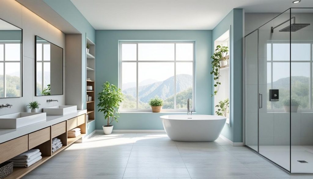 découvrez les dimensions idéales pour aménager une salle de bain fonctionnelle et confortable. optimisez votre espace avec nos conseils pratiques pour un agencement harmonieux et agréable.