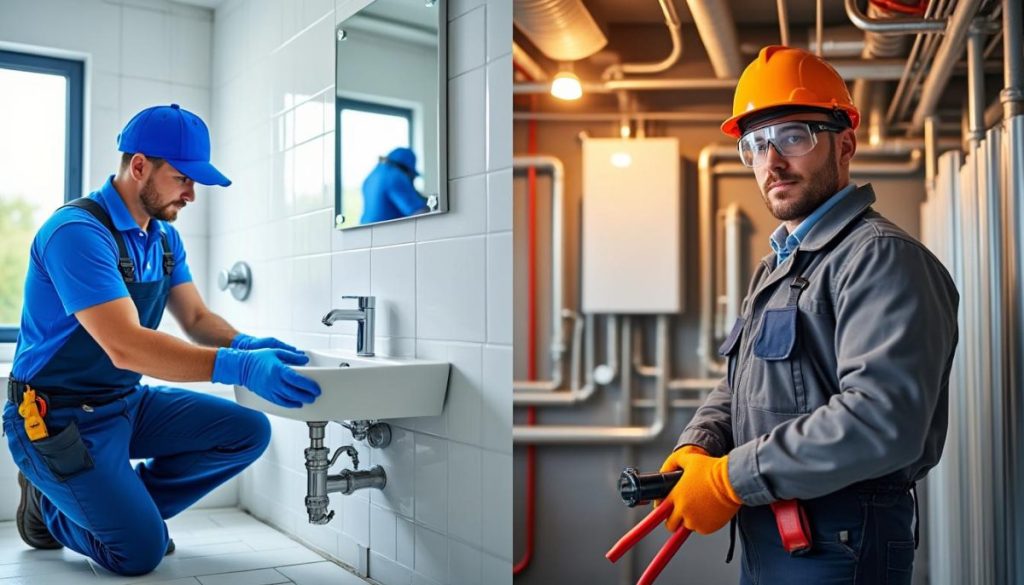 découvrez la différence entre un plombier sanitaire et un plombier chauffagiste : missions, compétences et domaines d’intervention expliqués pour mieux choisir le professionnel adapté à vos besoins.