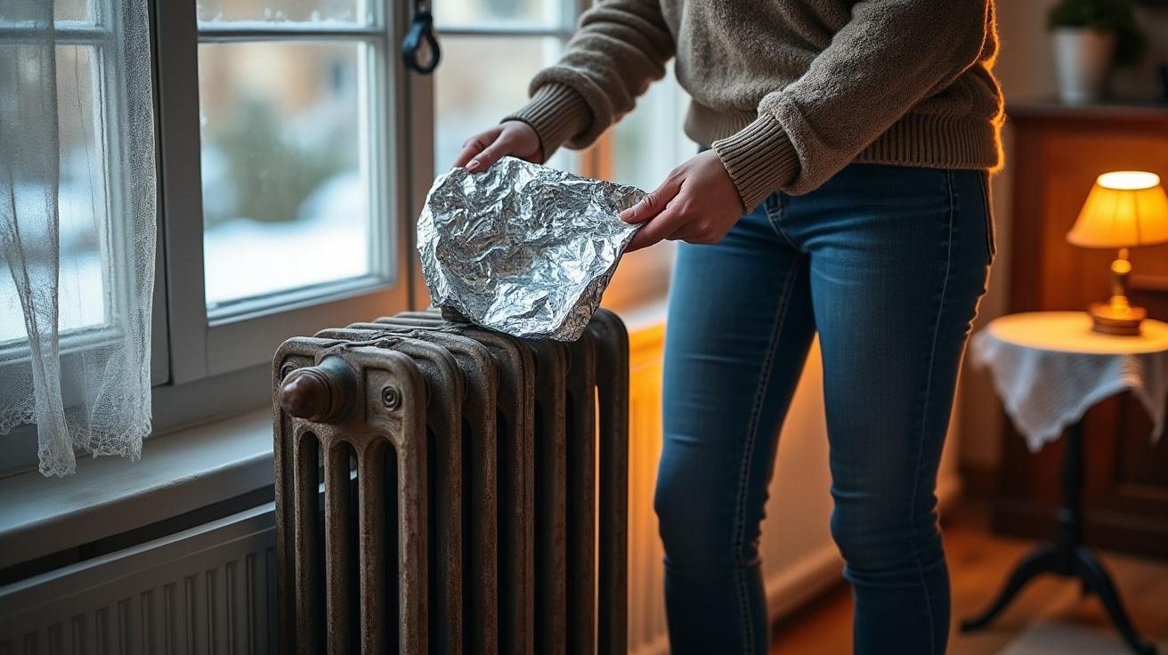 découvrez comment placer du papier aluminium froissé derrière les radiateurs peut réduire votre facture de chauffage jusqu'à 30%. une astuce simple que beaucoup trouvent insensée, mais qui a fait ses preuves !